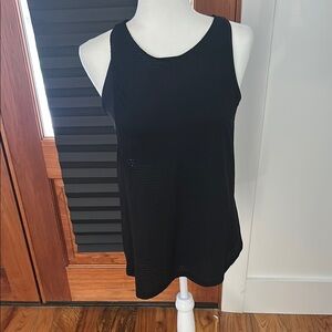 Athleta Black Fitted Tank Top